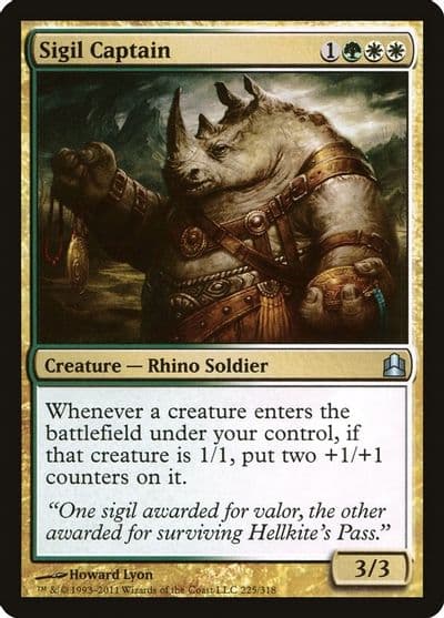 Sigil Captain Commander Magic card