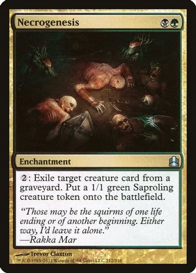 Necrogenesis Commander Magic card