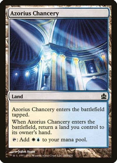 Azorius Chancery Commander Magic card