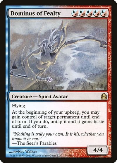 Dominus of Fealty Commander Magic card
