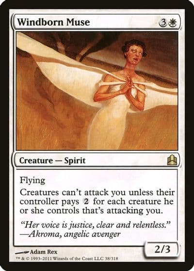 Windborn Muse Commander Magic card
