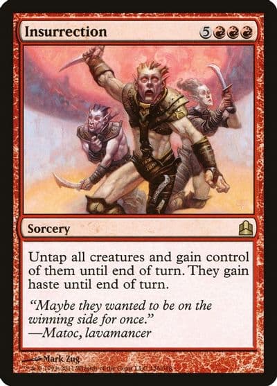 Insurrection Commander Magic card
