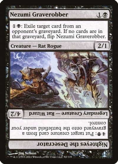 Nezumi Graverobber Nighteyes the Desecrator Commander Magic card
