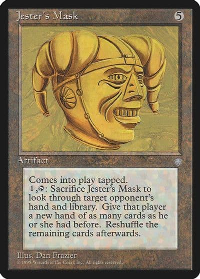 Jesters Mask Ice Age Magic card