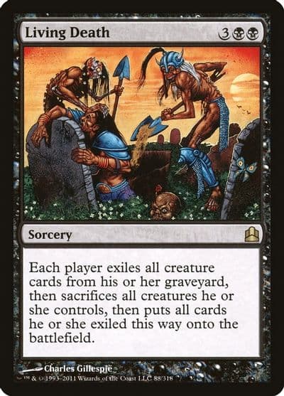Living Death Commander Magic card