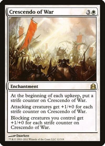 Crescendo of War Commander Magic card
