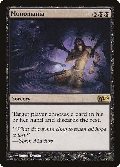 Monomania Magic 2012 (M12) Magic card