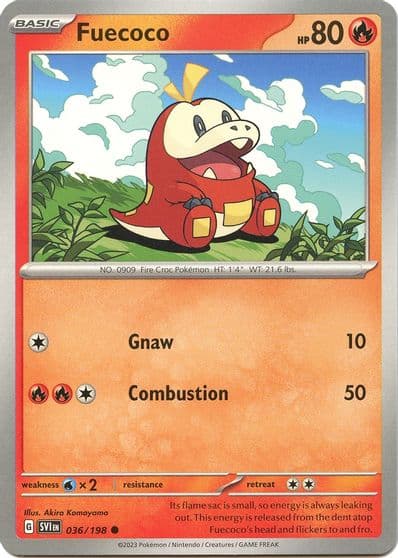 Fuecoco SV01: Scarlet & Violet Base Set Pokemon card