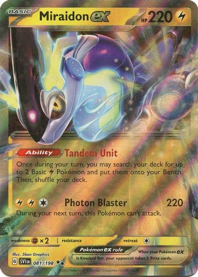 Miraidon ex SV01: Scarlet & Violet Base Set Pokemon card