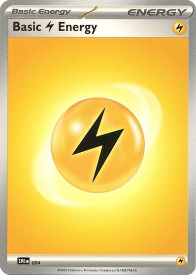 Basic Lightning Energy - 004 SVE: Scarlet & Violet Energies Pokemon card