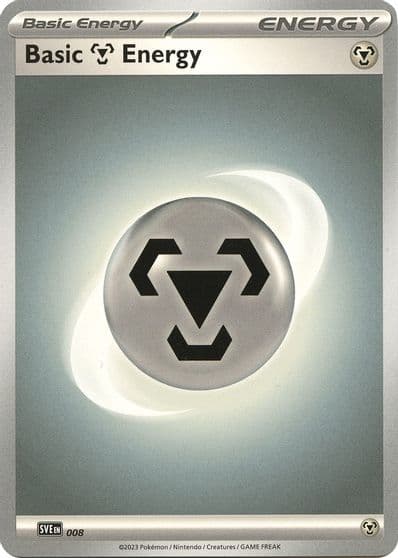 Basic Metal Energy - 008 SVE: Scarlet & Violet Energies Pokemon card