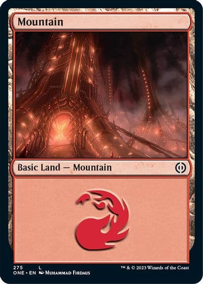 Mountain 275 Phyrexia: All Will Be One Magic card