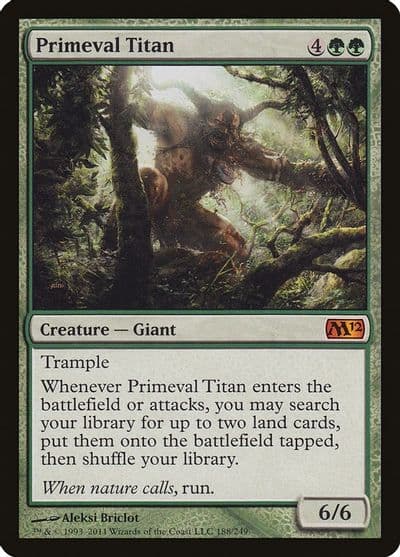 Primeval Titan Magic 2012 (M12) Magic card