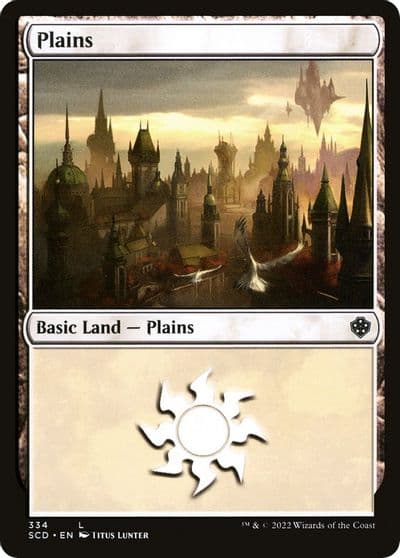 Plains 334 Starter Commander Decks Magic card