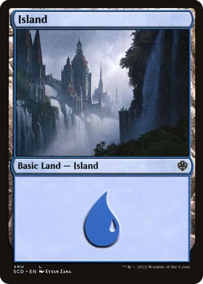 Island 340 Starter Commander Decks Magic card