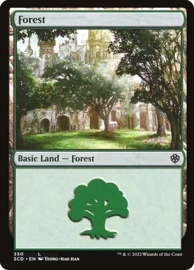 Forest 350 Starter Commander Decks Magic card