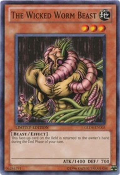 The Wicked Worm Beast Gold Series 4: Pyramids Edition Yu-Gi-Oh! card