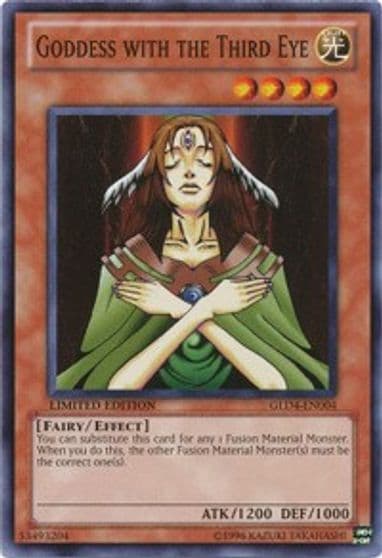 Goddess with the Third Eye Gold Series 4: Pyramids Edition Yu-Gi-Oh! card