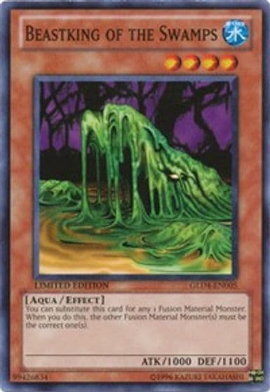 Beastking of the Swamps Gold Series 4: Pyramids Edition Yu-Gi-Oh! card