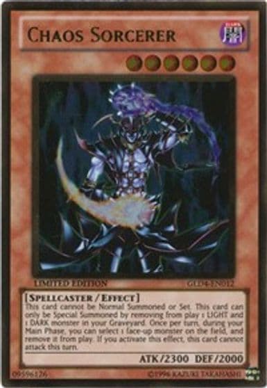 Chaos Sorcerer Gold Series 4: Pyramids Edition Yu-Gi-Oh! card