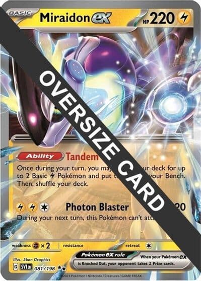 Miraidon ex Jumbo Cards Pokemon card