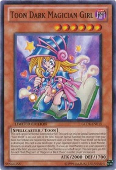 Toon Dark Magician Girl Gold Series 4: Pyramids Edition Yu-Gi-Oh! card