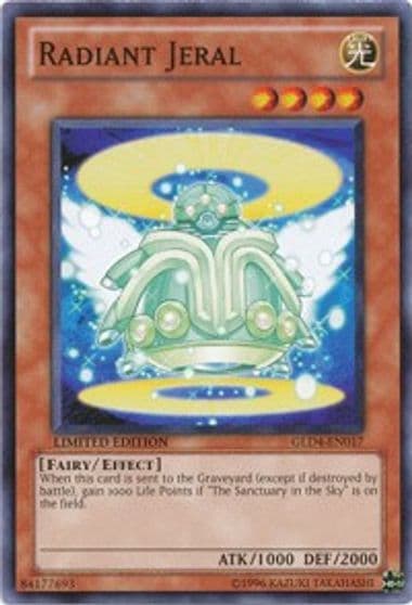 Radiant Jeral Gold Series 4: Pyramids Edition Yu-Gi-Oh! card