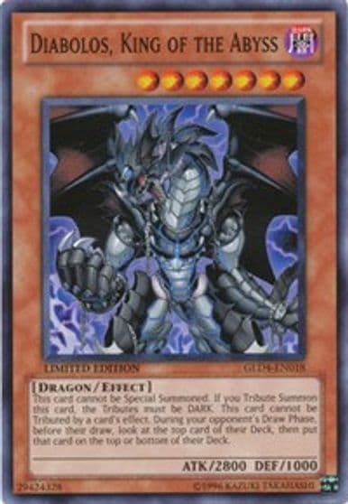 Diabolos King of the Abyss Gold Series 4: Pyramids Edition Yu-Gi-Oh! card