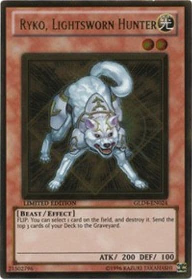Ryko Lightsworn Hunter Gold Series 4: Pyramids Edition Yu-Gi-Oh! card