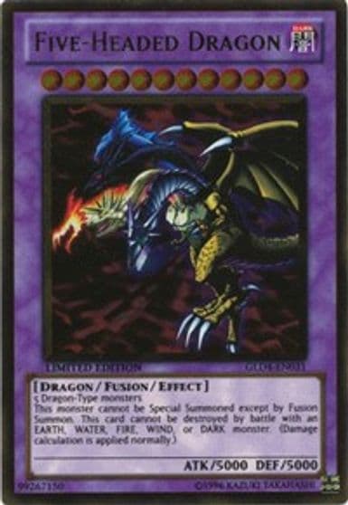 Five Headed Dragon Gold Series 4: Pyramids Edition Yu-Gi-Oh! card