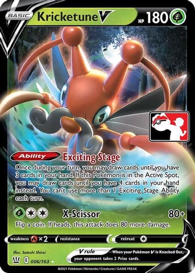 Kricketune V Prize Pack Series Cards Pokemon card