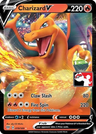 Charizard V (Prize Pack Series 1) Prize Pack Series Cards Pokemon card