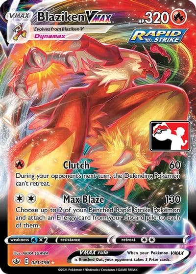Blaziken VMAX Prize Pack Series Cards Pokemon card