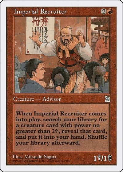 Imperial Recruiter Portal Three Kingdoms Magic card