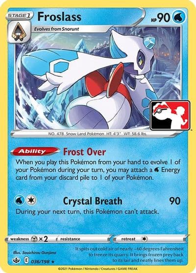 Froslass Prize Pack Series Cards Pokemon card