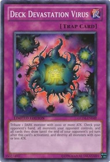 Deck Devastation Virus Gold Series 4: Pyramids Edition Yu-Gi-Oh! card