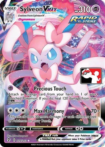 Sylveon VMAX Prize Pack Series Cards Pokemon card