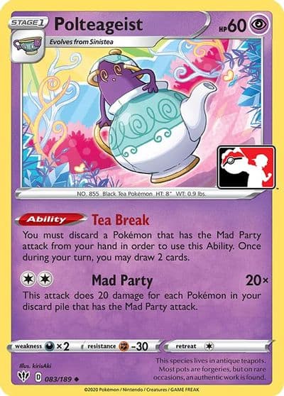 Polteageist Prize Pack Series Cards Pokemon card