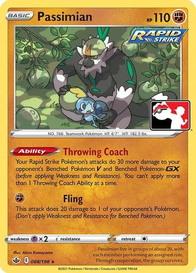 Passimian Prize Pack Series Cards Pokemon card