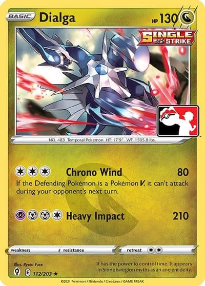 Dialga Prize Pack Series Cards Pokemon card