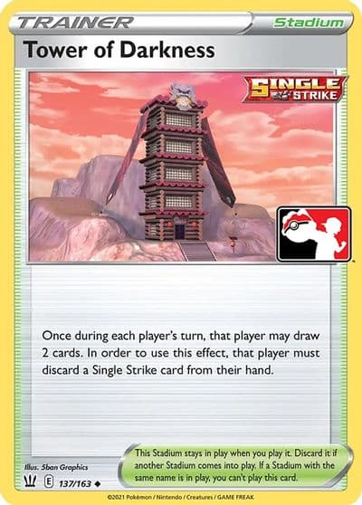 Tower of Darkness Prize Pack Series Cards Pokemon card