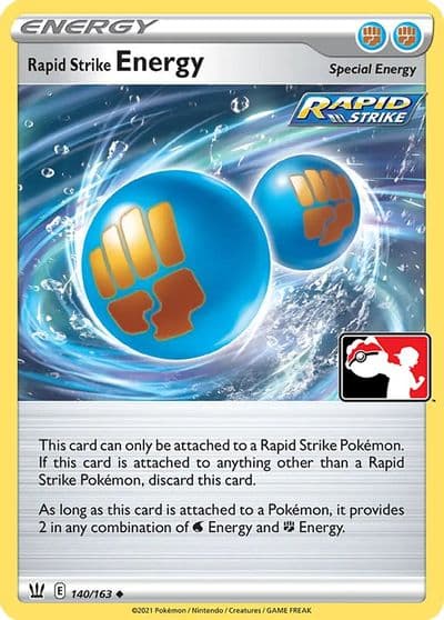 Rapid Strike Energy Prize Pack Series Cards Pokemon card