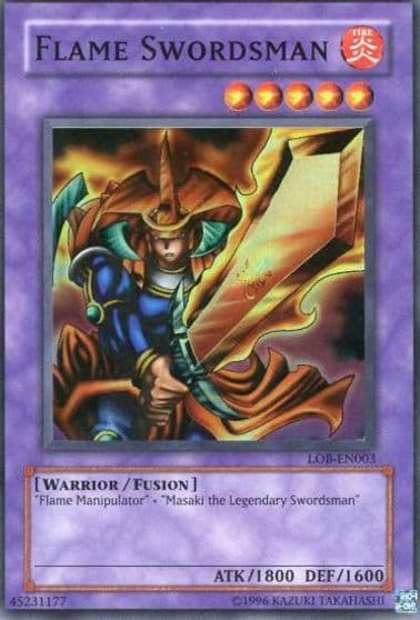 Flame Swordsman Legend of Blue Eyes White Dragon (Worldwide English) Yu-Gi-Oh! card
