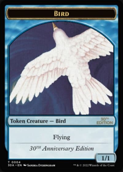 Bird Token 30th Anniversary Edition Magic card