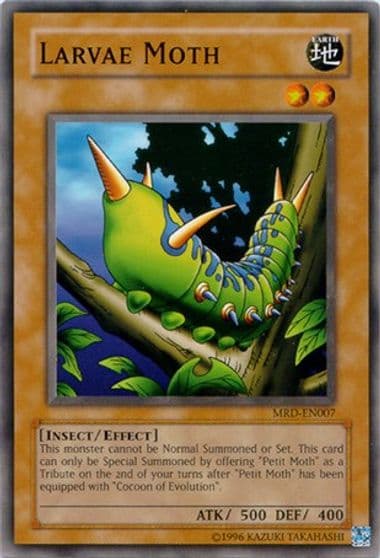 Larvae Moth Metal Raiders (Worldwide English) Yu-Gi-Oh! card