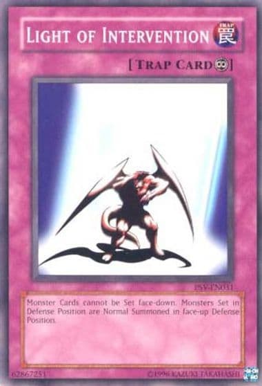 Light of Intervention Pharaoh's Servant (Worldwide English) Yu-Gi-Oh! card