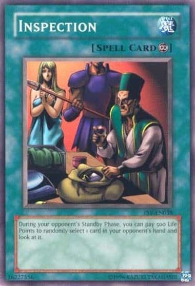 Inspection Pharaoh's Servant (Worldwide English) Yu-Gi-Oh! card