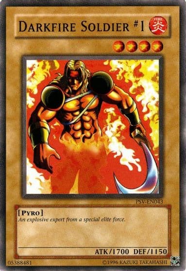 Darkfire Soldier 1 Pharaoh's Servant (Worldwide English) Yu-Gi-Oh! card