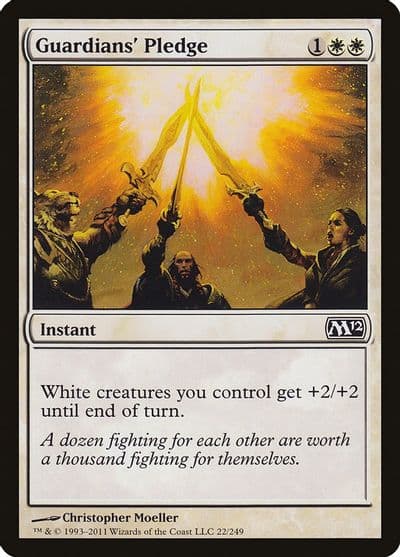 Guardians Pledge Magic 2012 (M12) Magic card