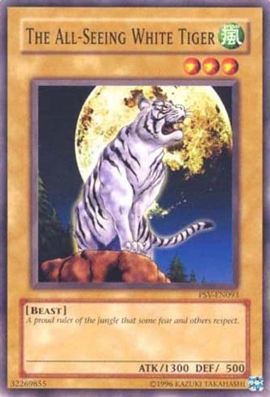 The All Seeing White Tiger Pharaoh's Servant (Worldwide English) Yu-Gi-Oh! card
